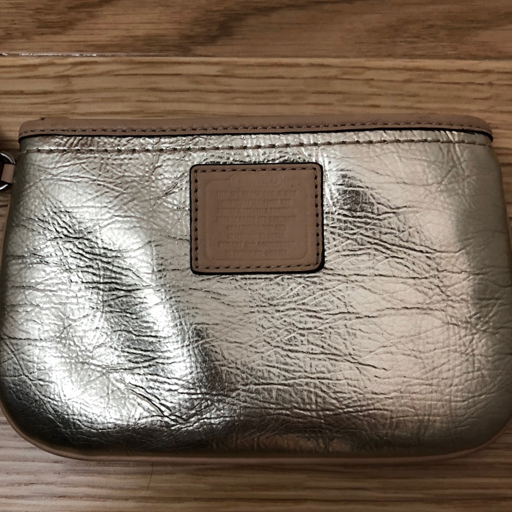 Metallic Coach Wristlet - Picture 3 of 7